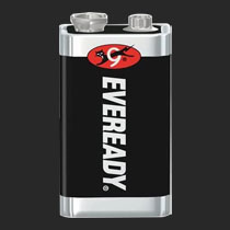 EVEREADY 1222 9V碳锌电池