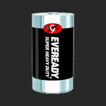 EVEREADY 1235 C型2号电池