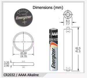 CR2032与AAAA电池的比较- 美国劲量电池